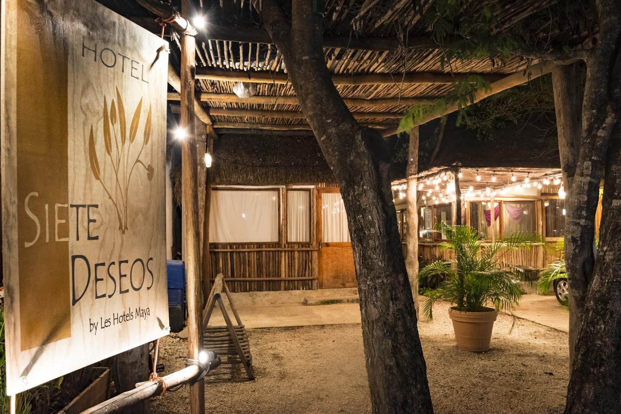Siete Deseos Hotel Tulum Eksteriør billede